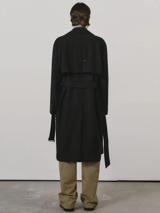 商品AREUBAN|Alternative Wool Coat_Black,价格¥1428,第3张图片详细描述