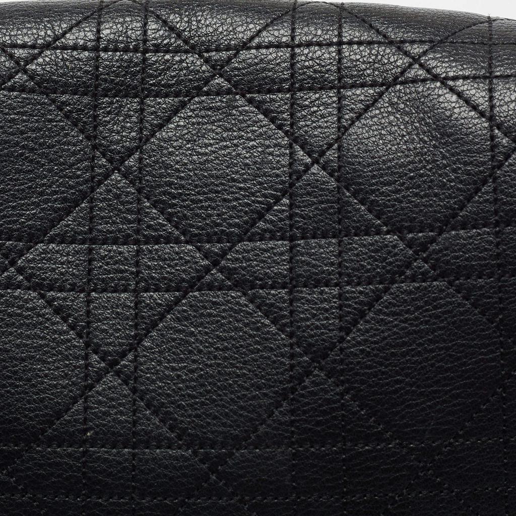 商品[二手商品] Dior|Dior Black Cannage Leather Large Diorling Shoulder Bag,价格¥9354,第7张图片详细描述