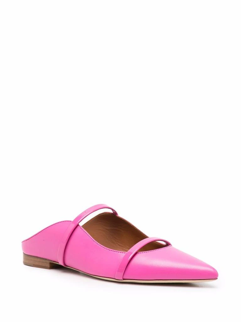 商品Malone Souliers|MALONE SOULIERS - Maureen Flat Leather Slippers,价格¥4320,第3张图片详细描述