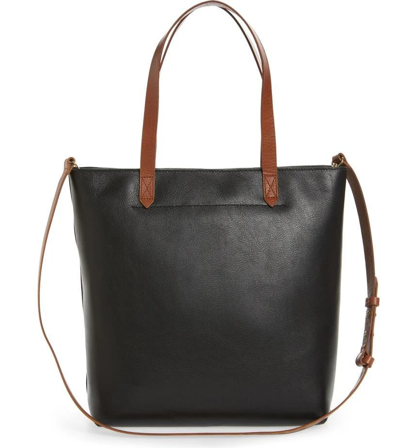 商品Madewell|The Zip-Top Medium Transport Leather Tote,价格¥886,第4张图片详细描述