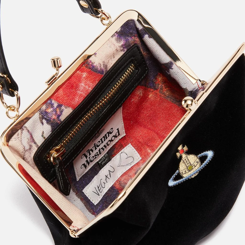 商品Vivienne Westwood|Vivienne Westwood Granny Frame Velvet Purse,价格¥1890,第4张图片详细描述