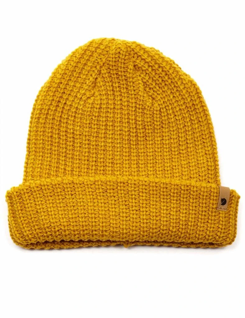 商品Fjällräven|Fjallraven Ovik Melange Beanie Hat - Mustard Yellow Colour: Mustard Yellow,价格¥379,第1张图片