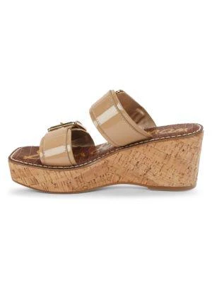 商品Sam Edelman|Anna Patent Leather Platform Sandals,价格¥238,第4张图片详细描述