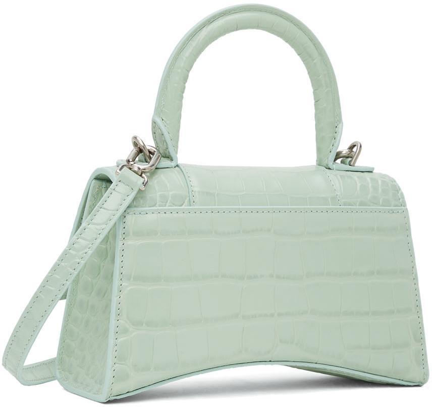 商品Balenciaga|Green XS Hourglass Bag,价格¥17766,第5张图片详细描述