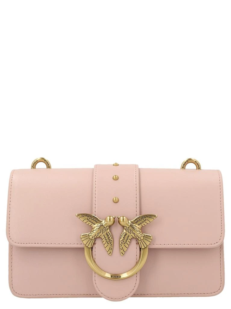 商品PINKO|Pinko Love One Logo Plaque Mini Crossbody Bag,价格¥1436,第1张图片