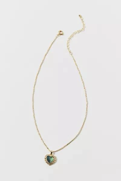 商品Urban Outfitters|14k Gold Plated Retro Charm Necklace,价格¥115,第2张图片详细描述