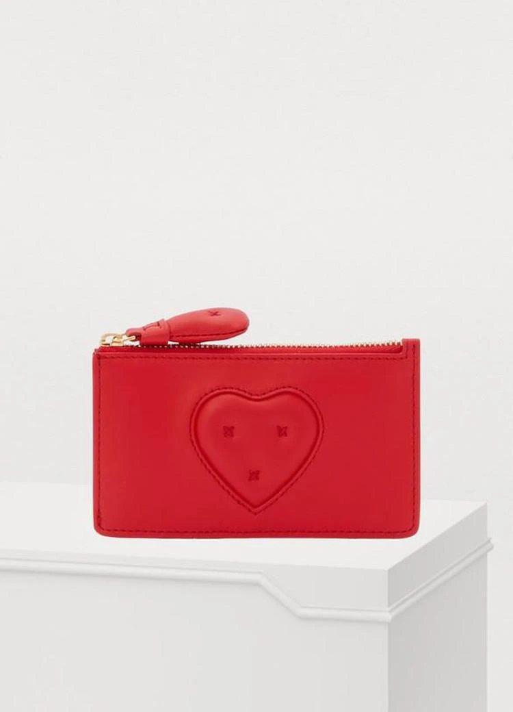 商品Anya Hindmarch|Leather heart card holder,价格¥1803,第1张图片