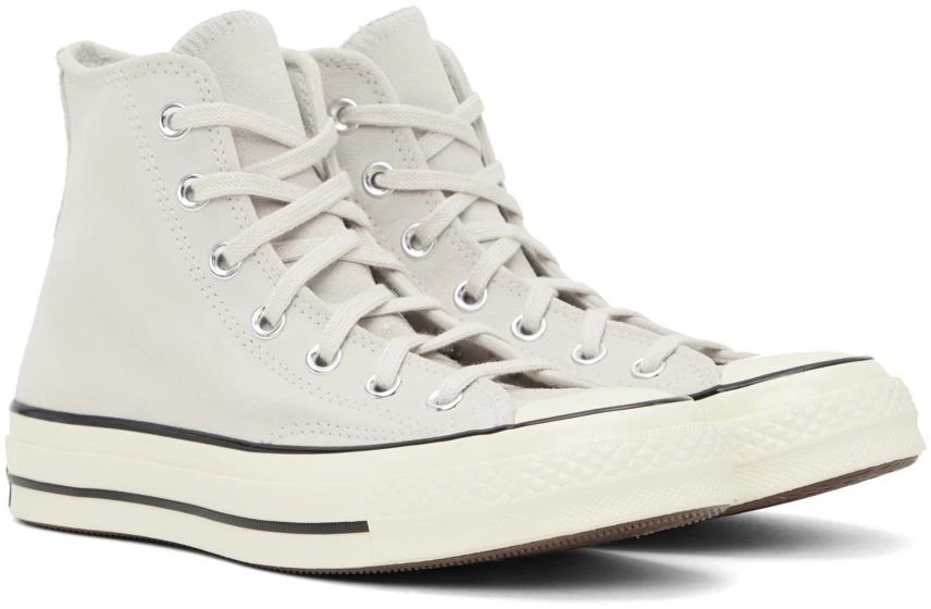 商品Converse|Gray Chuck 70 Suede Sneakers,价格¥718,第4张图片详细描述