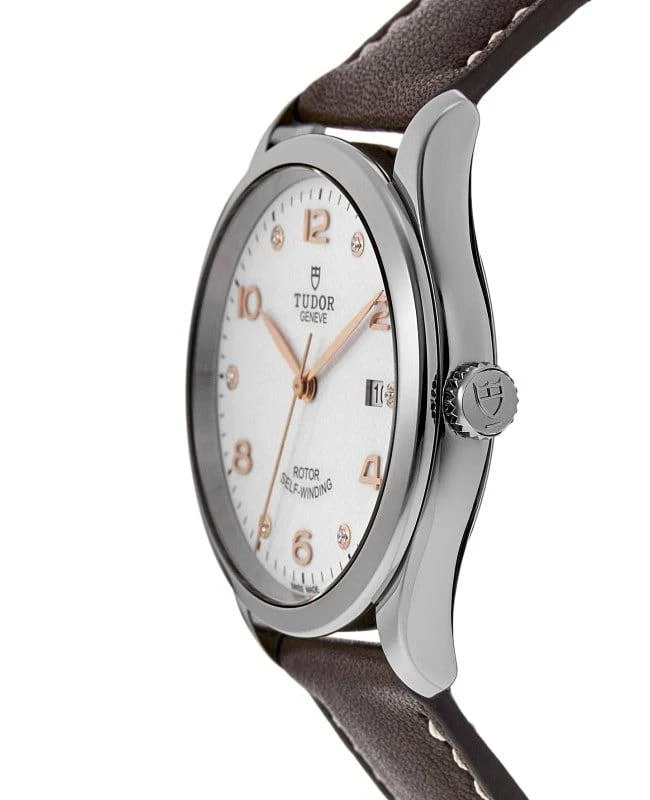 商品Tudor|Tudor 1926 39mm White Diamond Dial Leather Strap Men's Watch M91550-0014,价格¥17451,第3张图片详细描述