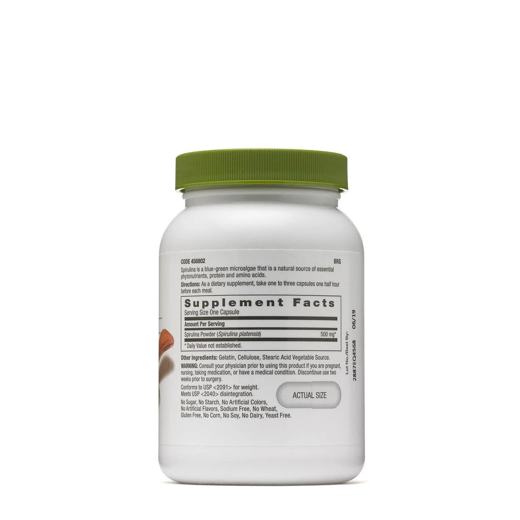 商品GNC|超级食物螺旋藻 100粒,价格¥37,第2张图片详细描述