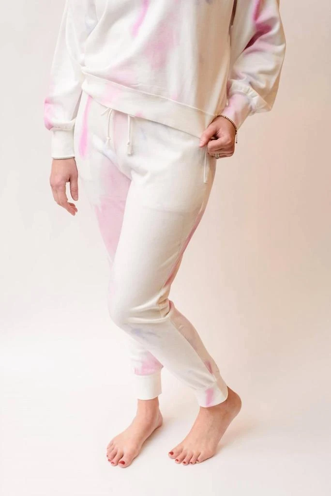 商品Paige|Annette Jogger In Fuschia Tie Dye,价格¥868,第1张图片