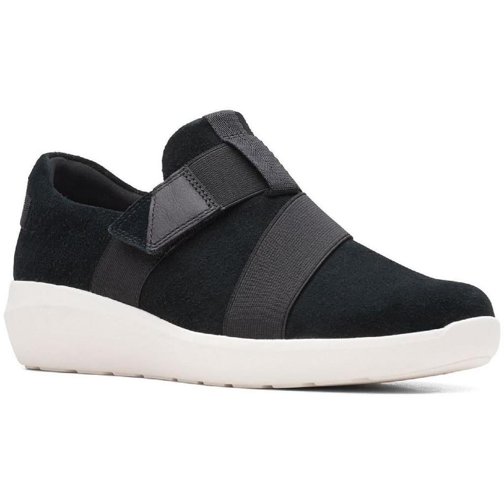 Clarks Womens Kayleigh Charm Suede Slip On Athletic and Training Shoes商品第1张图片规格展示