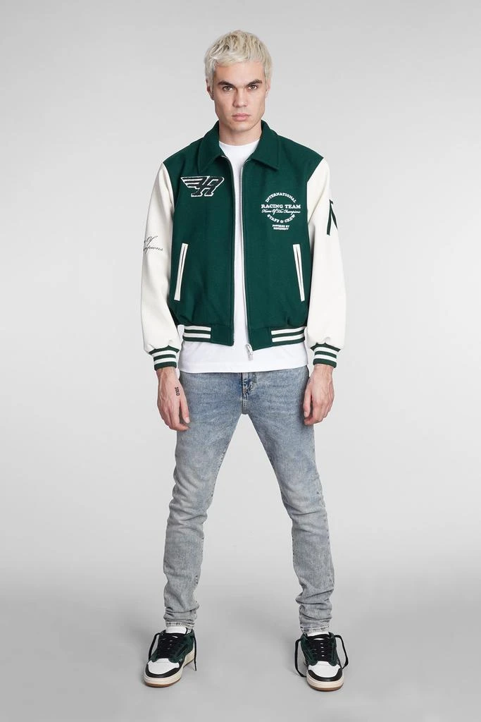 商品Represent|REPRESENT Bomber In Green Wool,价格¥4202,第2张图片详细描述