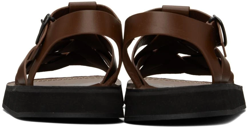 商品Hereu|Brown Beltra Sandals,价格¥2134,第2张图片详细描述