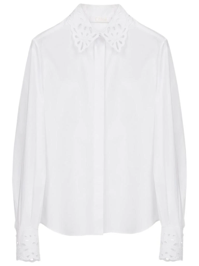 商品Chloé|Embroidered classic shirt,价格¥2670,第1张图片