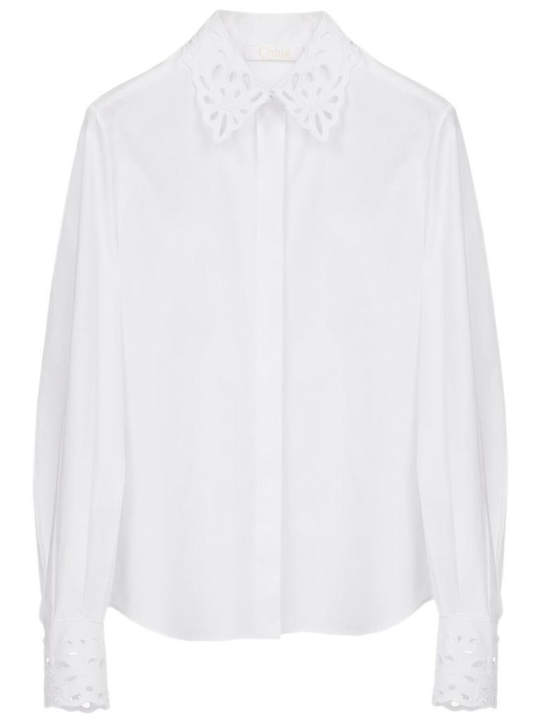 商品Chloé|Embroidered classic shirt,价格¥2593,第1张图片