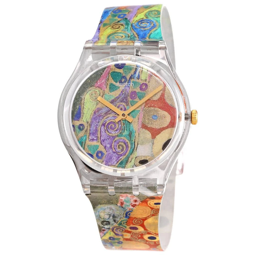 商品Swatch|Swatch Moma Hope II by Gustav Klimt Quartz Unisex Watch GZ349,价格¥507,第1张图片