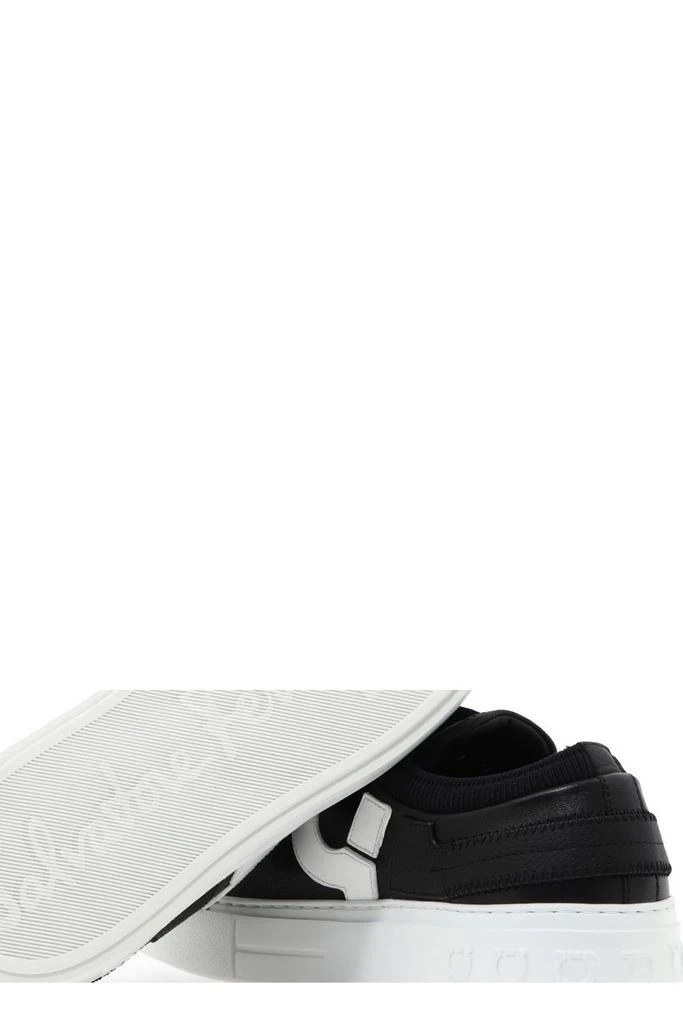 商品Salvatore Ferragamo|Salvatore Ferragamo Gancini Patch Sneakers,价格¥3141,第5张图片详细描述