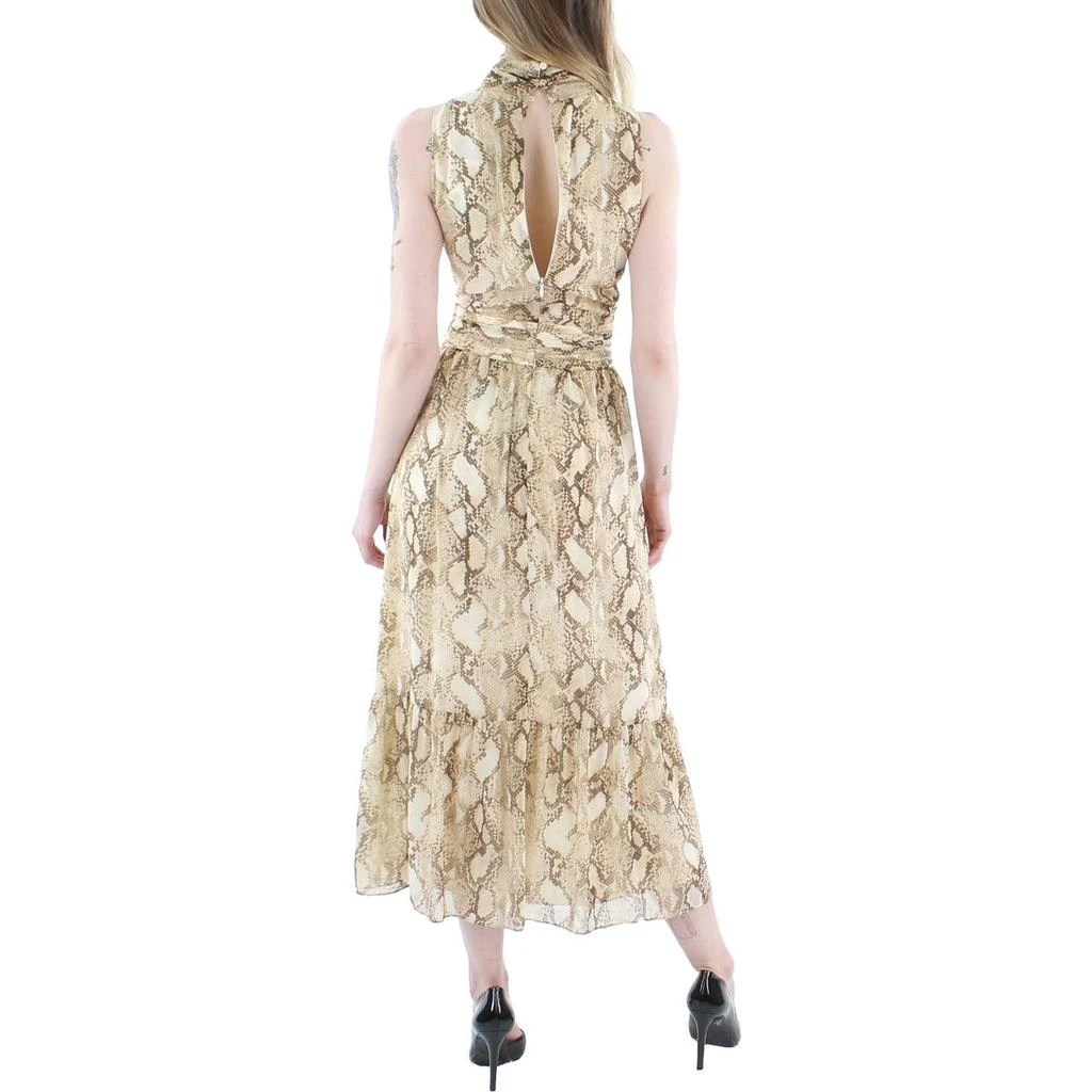 商品Ralph Lauren|Womens Chiffon Snake Print Midi Dress,价格¥649,第2张图片详细描述