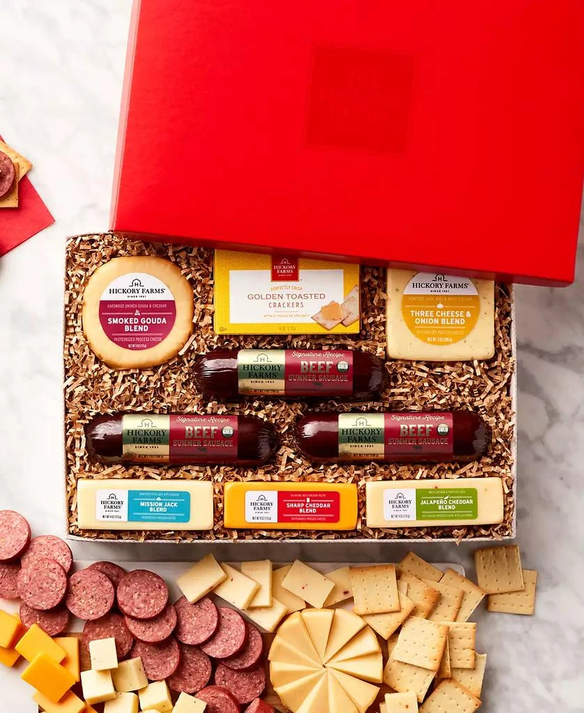 商品Hickory Farms|Hearty Selection Gift Box, 9 Piece,价格¥554,第2张图片详细描述