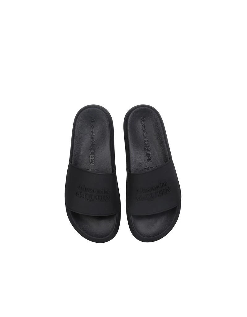 商品Alexander McQueen|Rubber Slide Sandals,价格¥1029-¥1433,第4张图片详细描述