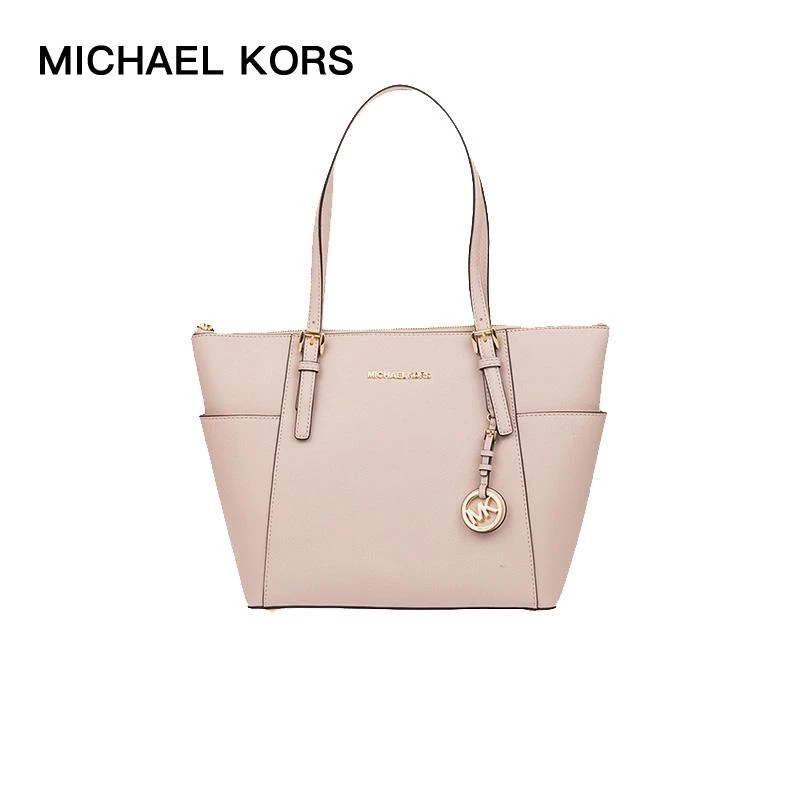 商品[国内直发] Michael Kors|MK 女包 迈克·科尔斯 MICHAEL KORS 专柜款JET SET ITEM系列浅粉色大号单肩手提包 30F2GTTT8L SOFT PINK,价格¥1220,第1张图片