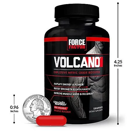 商品Force Factor|Force Factor VolcaNO Nitric Oxide Booster (120 ct., 2 pk.),价格¥325,第3张图片详细描述