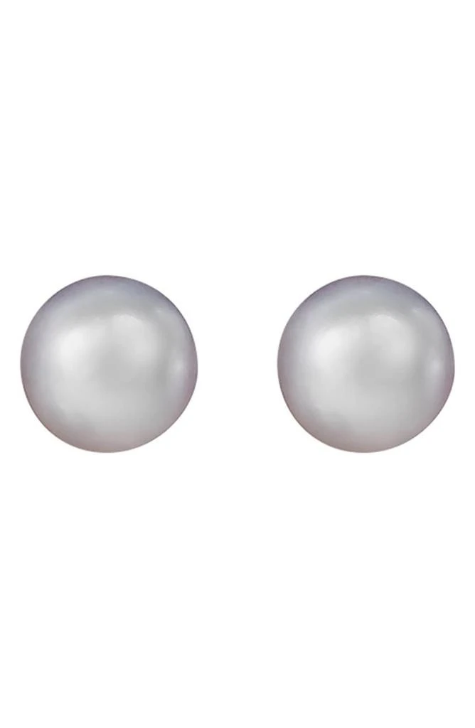 商品Splendid Pearls|14K Yellow Gold 5-5.5mm Greay Freshwater Pearl Stud Earrings,价格¥413,第1张图片