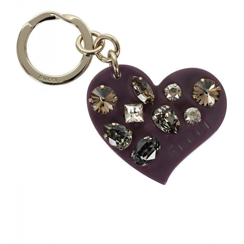 商品Gucci|Gucci Heart Embellished Key Ring,价格¥3208,第1张图片