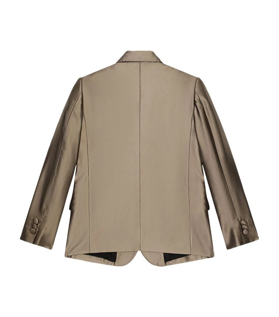 商品Dolce & Gabbana|Silk Single-Breasted Blazer(2-6 Years),价格¥8078,第2张图片详细描述