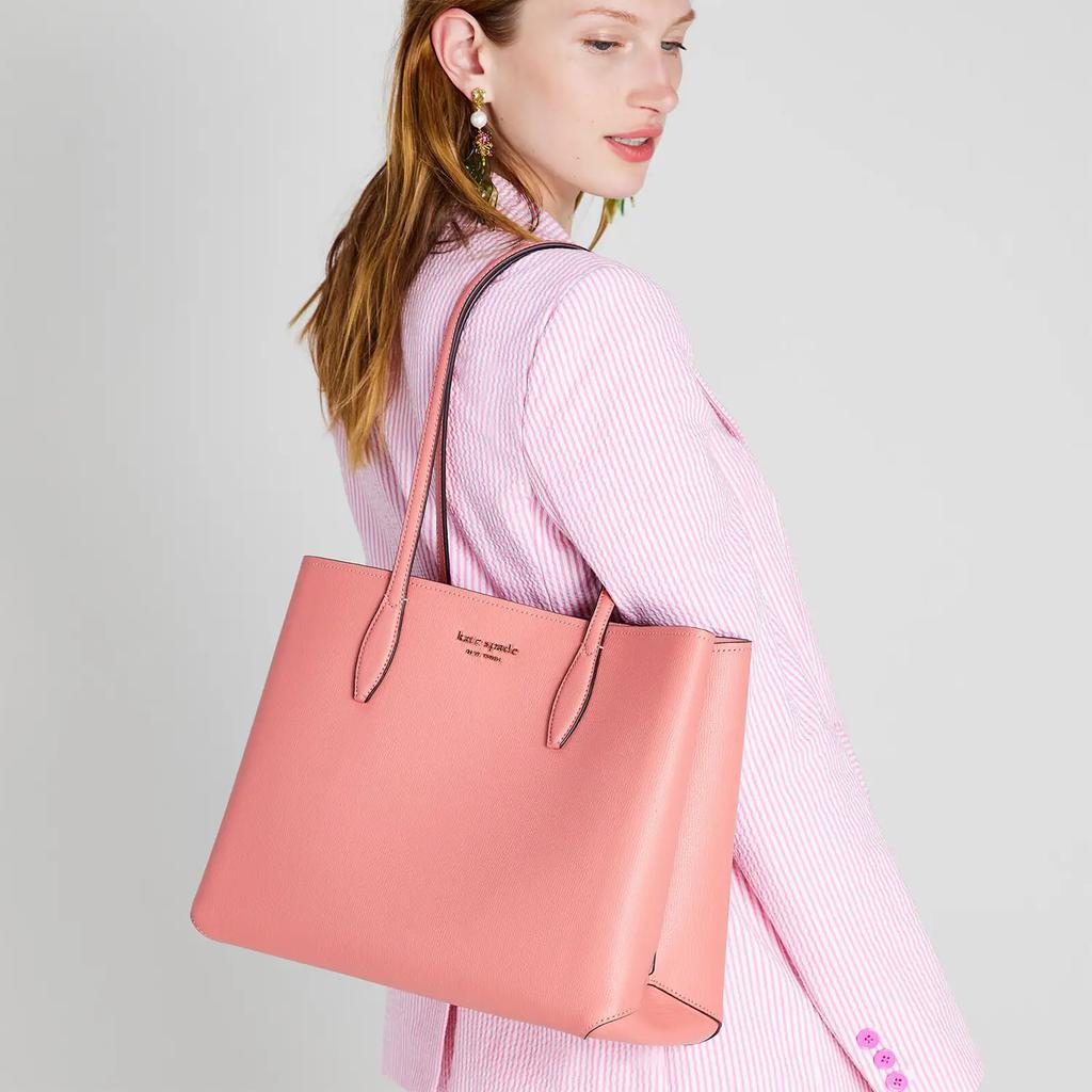 商品Kate Spade|Kate Spade New York Women's All Day Grapefruit Pop Large Tote Bag - Garden Rose,价格¥2191,第4张图片详细描述