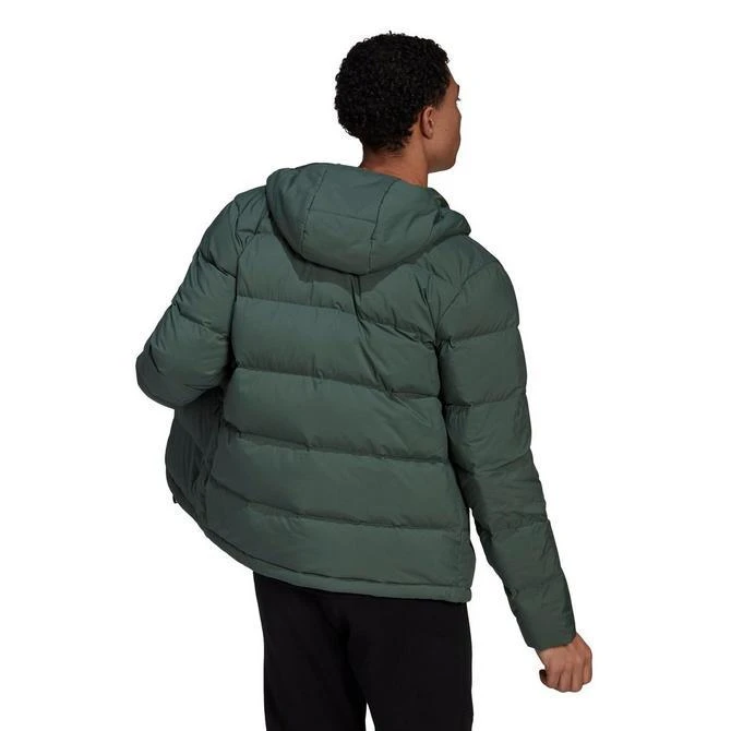 商品Adidas|Men's adidas Helionic Hooded Down Jacket,价格¥1200,第3张图片详细描述