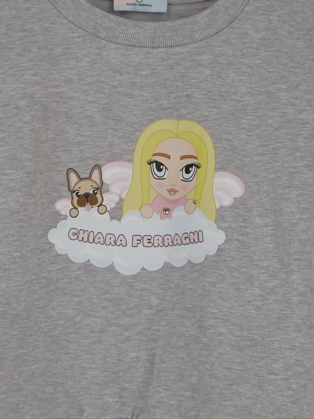 商品【商品预售7天】 Chiara Ferragni|Chiara Ferragni 女童针织毛衣 51061302500032 灰色,价格¥644,第5�张图片详细描述