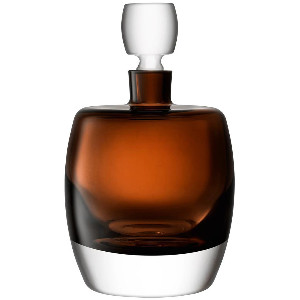 商品LSA International|Whisky club connoisseur set & walnut-cork serving tray peat brown *,价格¥4281,第4张图片详细描述