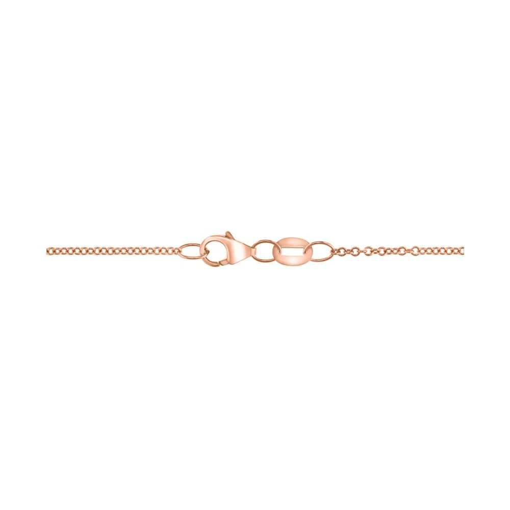 商品Effy|EFFY® Diamond Open 18" Pendant Necklace (1/2 ct. t.w.) in 14k Rose Gold,价格¥32828,第2张图片详细描述