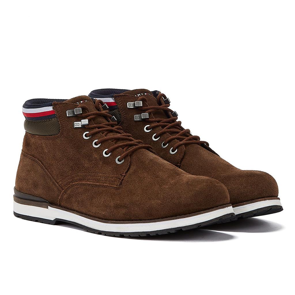 Tommy Hilfiger Outdoor Mens Cocoa Suede Boots商品第1张图片规格展示