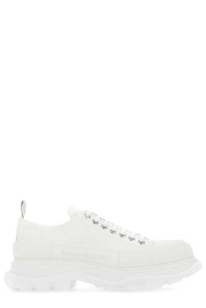 商品Alexander McQueen|Alexander McQueen Tread Sleek Lace-Up Sneakers,价格¥2778,第1张图片