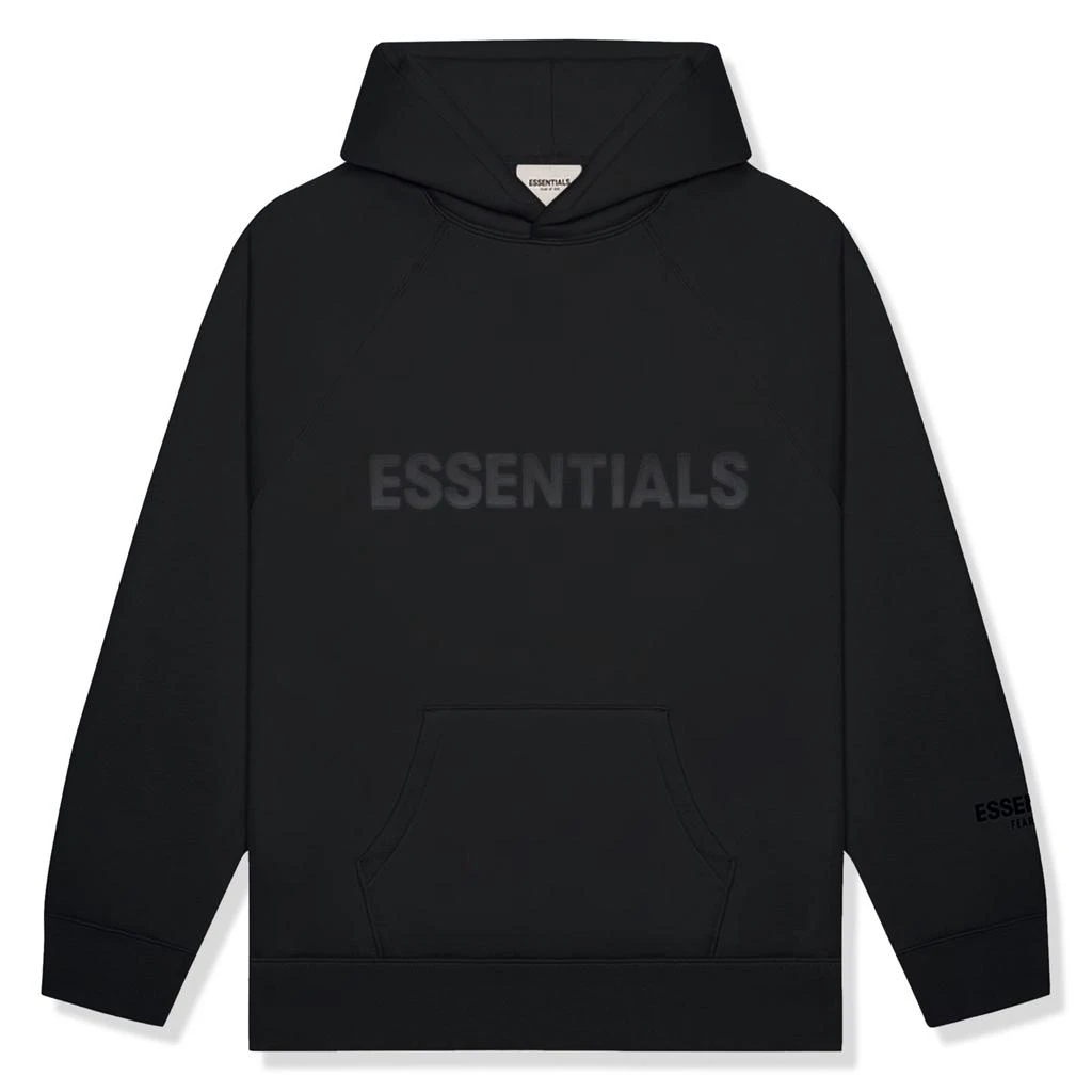 商品Essentials|Fear Of God Essentials Black Hoodie,价格¥4001,第1张图片