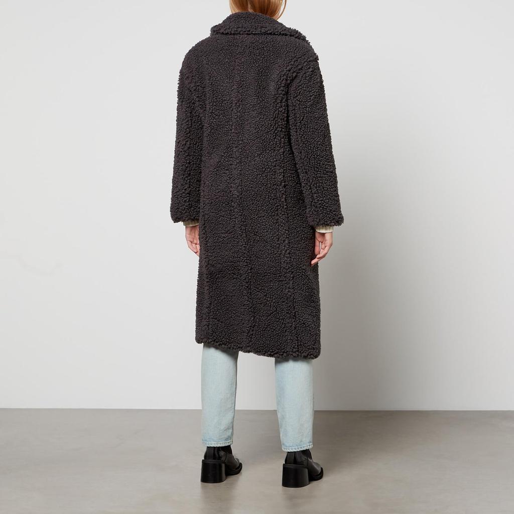 <値引中> UGG Teddy Coat Sサイズ ダークグレー UGG（アグ） コート Gertrude Long Teddy Coat 1120631 レディース