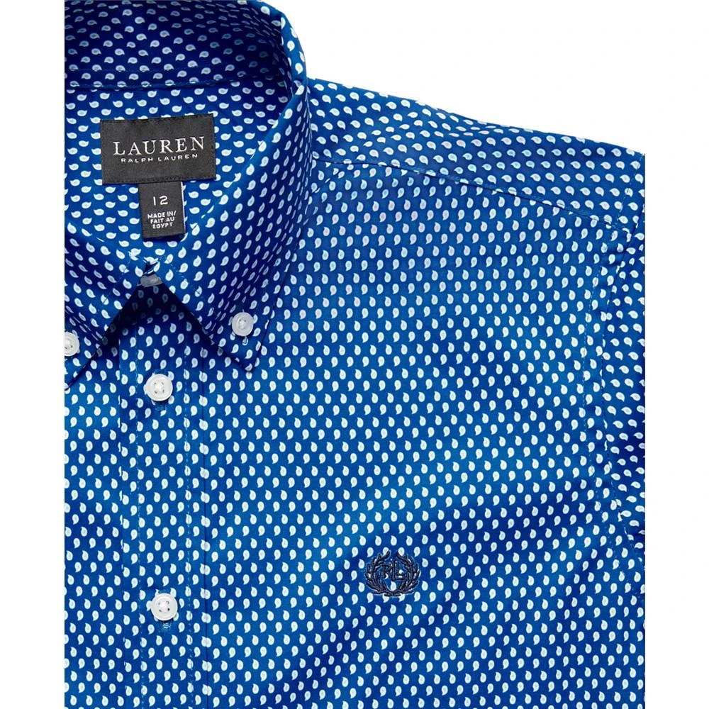 商品Ralph Lauren|Big Boys Pine Classic Long Sleeve Shirt,价格¥245,第3张图片详细描述