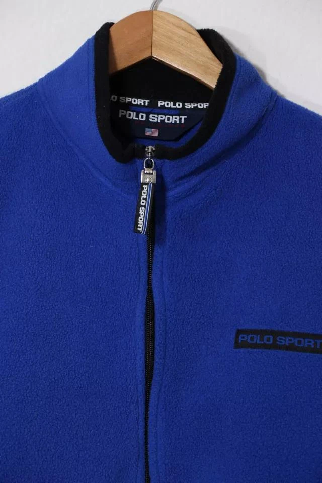 商品Ralph Lauren|Vintage Polo Ralph Lauren Sport Polar Fleece Zip Up Jacket,价格¥735,第2张图片详细描述