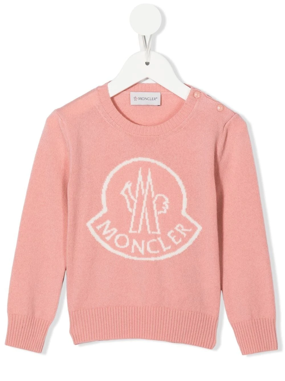 商品【商品预售7天】 Moncler|Moncler 女童针织毛衣 9C00002M1127521 紫色,价格¥1304,第1张图片