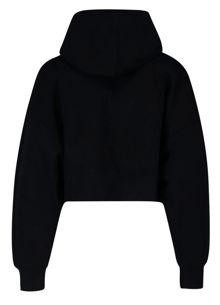 商品Palm Angels|Palm Angels Logo-Print Drawstring Hoodie,价格¥4361,第2张图片详细描述