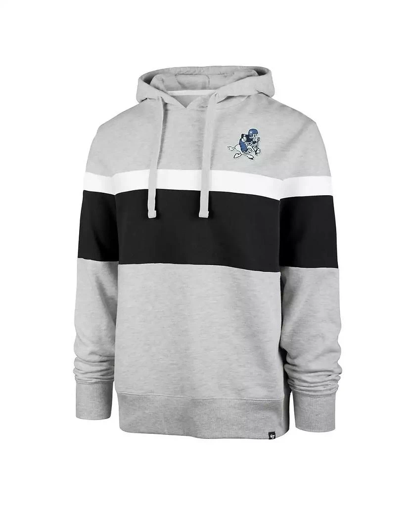 商品47 Brand|Men's Heather Gray Dallas Cowboys Warren Pullover Hoodie,价格¥541,第2张图片详细描述