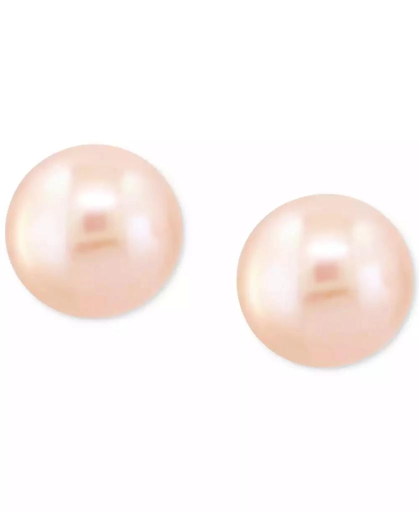 商品Effy|EFFY® 3-Pc. Set Pink, Peach, & White Cultured Freshwater Pearl (9mm) Stud Earrings in Sterling Silver,价格¥544,第5张图片详细描述