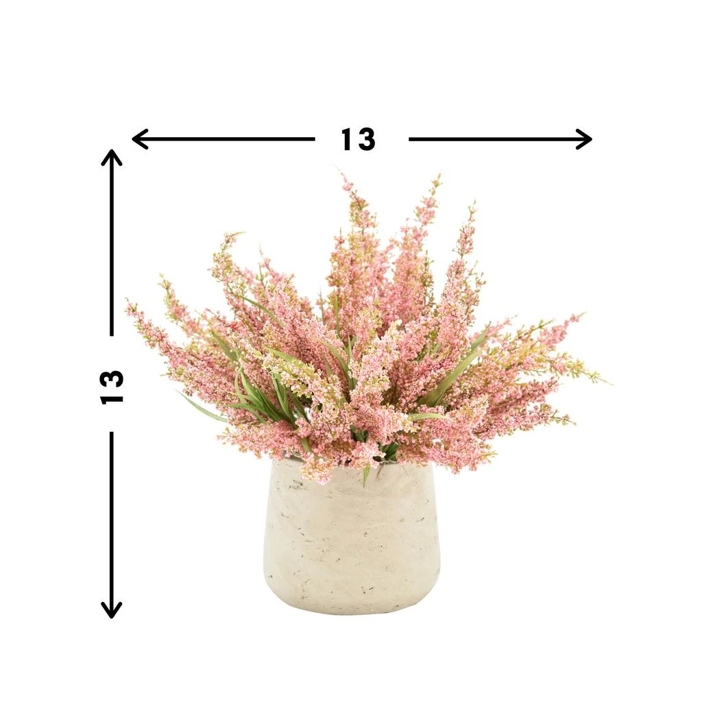 商品Creative Displays|Pink Heather Floral Arrangement,价格¥540,第4张图片详细描述