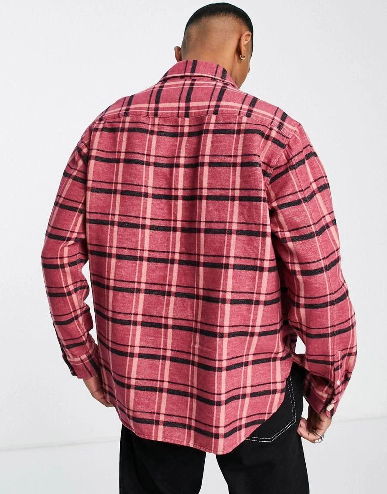 商品ALL SAINTS|AllSaints Olancha checked shirt in red,价格¥650,第2张图片详细描述