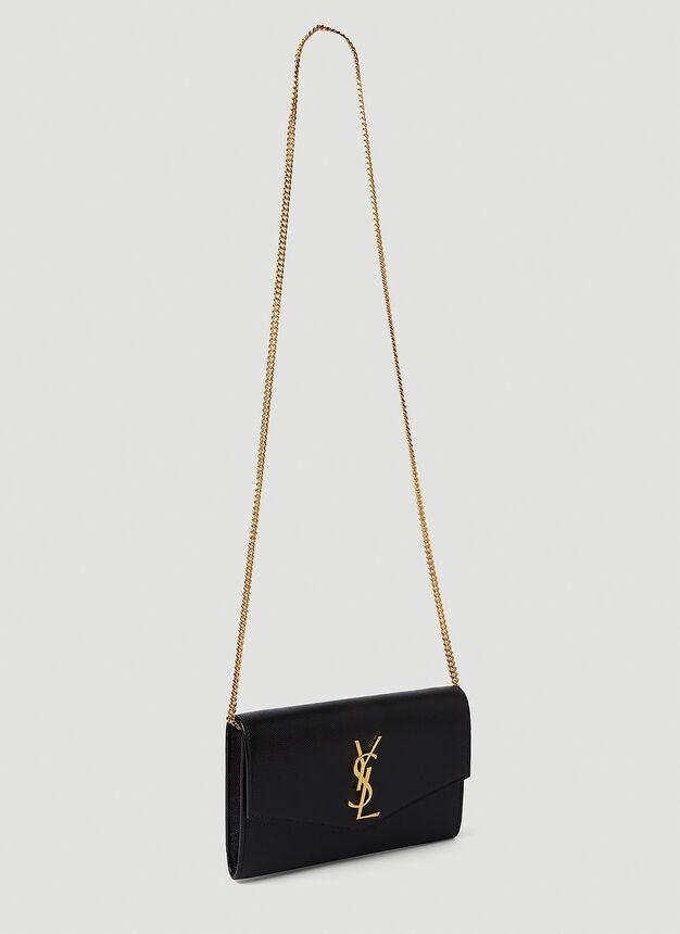 商品Yves Saint Laurent|YSL Chain Shoulder Bag in Black,价格¥8800,第4张图片详细描述