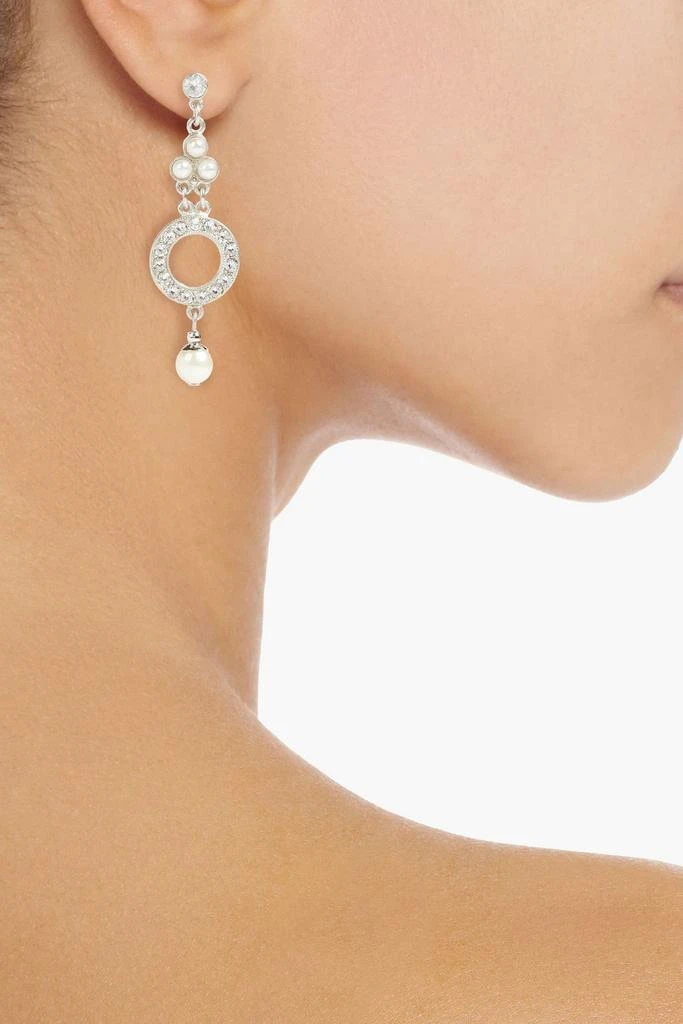 商品BEN-AMUN|Silver-tone, crystal and faux pearl earrings,价格¥636,第2张图片详细描述