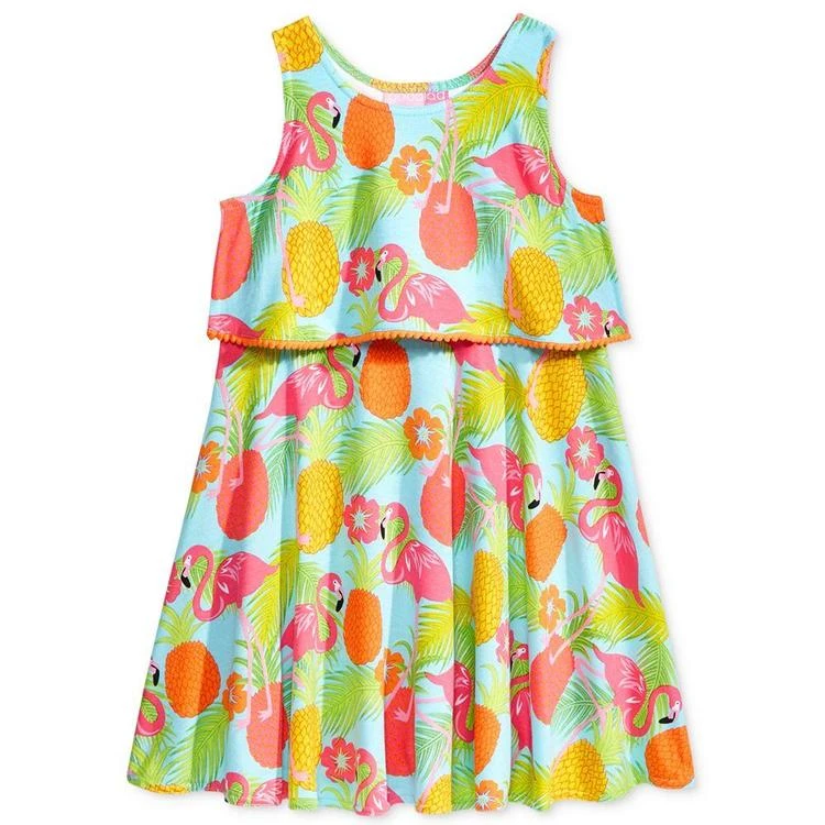 商品Good Lad|Flamingo-Print Dress, Toddler & Little Girls (2T-6X),价格¥75,第1张图片